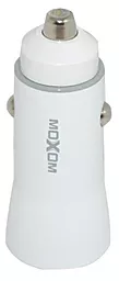 Автомобильное зарядное устройство MOXOM MX-VC09 2.4a 2xUSB-A ports car charger white