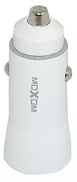 Автомобильное зарядное устройство Moxom MX-VC09 2.4a 2xUSB-A ports car charger white - фото Автомобильное зарядное устройство Moxom MX-VC09 2.4a 2xUSB-A ports car charger white