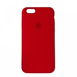 Чохол Silicone Case Full для Apple iPhone 6/6S Plus  Red