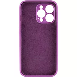 Чохол Silicone Case Full Camera for Apple IPhone 14 Pro Max Grape - мініатюра 2