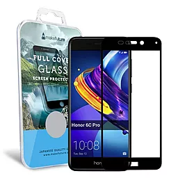 Защитное стекло MAKE Full Cover Full Glue Huawei Honor 6C Pro Black (MGFCFGH6CPB)
