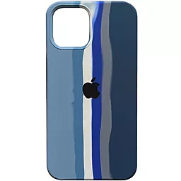 Чохол Epik Silicone Case Full для Apple iPhone 13 Pro Max Light-Dark Blue (6.7")