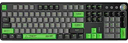 Клавиатура Aula Wind F2088 Pro Mechanical Black/Gray + 9 Green keys KRGD Blue USB EN/UA (6948391234892) - фото Клавиатура Aula Wind F2088 Pro Mechanical Black/Gray + 9 Green keys KRGD Blue USB EN/UA (6948391234892)