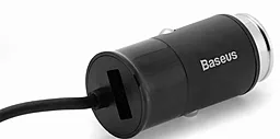 Автомобільний зарядний пристрій Baseus F629-1 USB Type-C+Lightning Cable 12Вт 2.4А Grey (CCALL-EL0G) - мініатюра 4