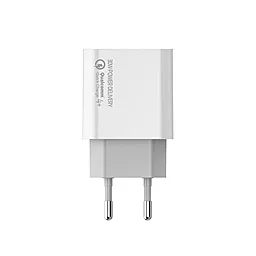 Мережевий зарядний пристрій з швидкою зарядкою ColorWay Power Delivery Port PPS USB Type-C PD + USB QC3.0 Ports 30W (CW-CHS037PD-WT) - мініатюра 2