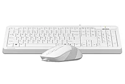 Комплект (клавиатура+мышка) A4Tech Fstyler проводной USB White (F1010) - миниатюра 2