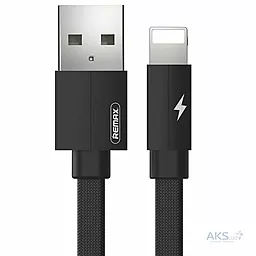 Кабель Remax Kreolla USB-A - Lightning 10.5w 2м cable Black (RC-094i) - фото Кабель Remax Kreolla USB-A - Lightning 10.5w 2м cable Black (RC-094i)