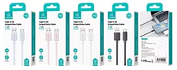 Кабель Usams US-SJ688 USB-A - Type-C 15w 3a 1м cable White - миниатюра 2 Кабель Usams US-SJ688 USB-A - Type-C 15w 3a 1м cable White - миниатюра 2