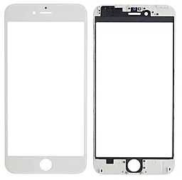 Корпусное стекло дисплея Apple iPhone 6 Plus with frame White