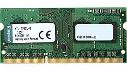 Оперативна пам'ять для ноутбука Kingston 4GB SO-DIMM DDR3L 1600MHz (KTL-TP3CL/4G_)