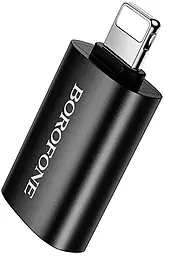 OTG-перехідник Borofone BV26 M-F Lightning -> USB-A Black - фото OTG-перехідник Borofone BV26 M-F Lightning -> USB-A Black