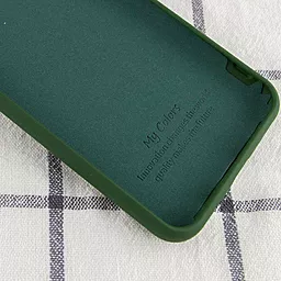 Чехол Epik Silicone Cover My Color Full Protective (A) Xiaomi Mi 10T Lite, Redmi Note 9 Pro 5G Dark green - миниатюра 2