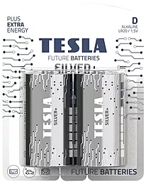 Батарейки Tesla Silver+ D LR20 2шт 1.5 V