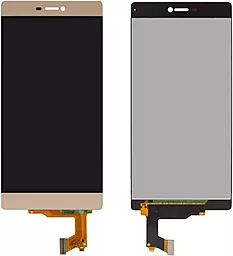 Дисплей Huawei P8 (GRA-UL00, GRA-L09, GRA-UL10, GRA-TL00) с тачскрином, оригинал, Gold - фото Дисплей Huawei P8 (GRA-UL00, GRA-L09, GRA-UL10, GRA-TL00) с тачскрином, оригинал, Gold