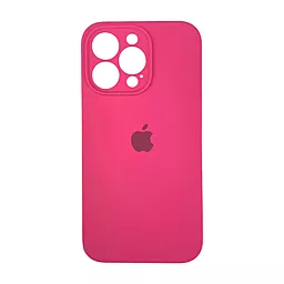 Чохол Silicone Case Full Camera для Apple iPhone 13 Pro hot pink
