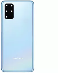 Задняя крышка корпуса Samsung Galaxy S20 Plus G985 со стеклом камеры Original Cloud Blue - фото Задняя крышка корпуса Samsung Galaxy S20 Plus G985 со стеклом камеры Original Cloud Blue