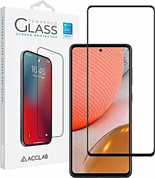 Защитное стекло ACCLAB Full Glue Samsung A726 Galaxy A72 5G, A725 Galaxy A72 Black (1283126510557)