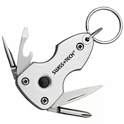 Нож Swiss + Tech Мультитул 7-in-1 Key Ring Multi-Tool Silver