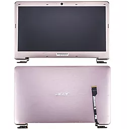 Матрица для ноутбука AUOptronics B133XTF01.4 в сборе с крышкой и рамкой, Pink