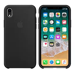 Чехол Apple Silicone Case iPhone XR Black (High Copy)