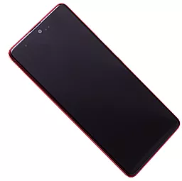Дисплей Samsung Galaxy Note 10 Lite N770 с тачскрином и рамкой, сервисный оригинал, Red - миниатюра 2