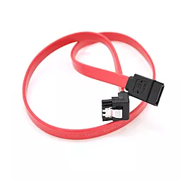 Кабель (шлейф) Veggieg ST307 SATA III 7pin M/M 0.5 красный (YT-ST307) - фото Кабель (шлейф) Veggieg ST307 SATA III 7pin M/M 0.5 красный (YT-ST307)