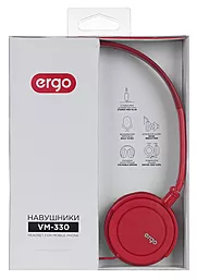 Наушники Ergo VM-330 Red - миниатюра 5
