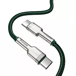Кабель USB PD Baseus Cafule 20V 5A USB Type-C - Type-C Cable Green (CATJK-C06) - миниатюра 2