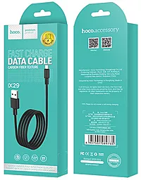 Кабель Hoco X29 Superior Style USB-A - micro USB 10w 1м cable Black - мініатюра 5 Кабель Hoco X29 Superior Style USB-A - micro USB 10w 1м cable Black - мініатюра 5