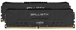 Оперативная память Crucial 16GB (2x8GB) DDR4 2666MHz Ballistix Black (BL2K8G26C16U4B)