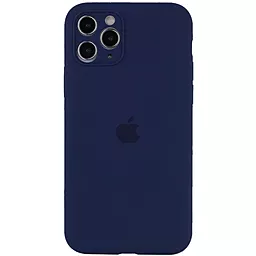 Чохол Silicone Case Full Camera Protective для Apple iPhone 12 Pro Max Deep Navy
