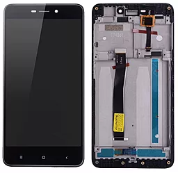 Дисплей Xiaomi Redmi 4A с тачскрином и рамкой, Black - фото Дисплей Xiaomi Redmi 4A с тачскрином и рамкой, Black