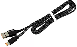Кабель Walker C755 USB-A - Lightning 12w 2.4a 1м cable Black - фото Кабель Walker C755 USB-A - Lightning 12w 2.4a 1м cable Black