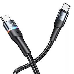 USB PD Кабель Usams US-SJ537 U76 100w 5a 1.2m USB Type-C Type-C cable black (SJ537USB01)