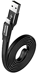 Кабель USB Baseus Nimble Portable 0.23M Type-C Cable Black (CATMBJ-01) - миниатюра 3