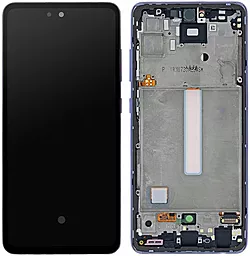 Дисплей Samsung Galaxy A52 A525, Galaxy A52 A526 5G з тачскріном і рамкою, (OLED), Awesome Violet