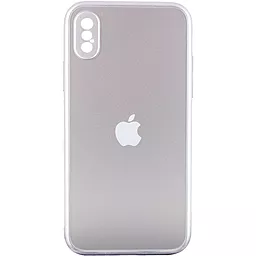 Чехол Epik TPU+Glass Matte Candy Full camera Apple iPhone XS Max White
