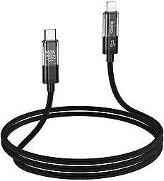 Кабель Hoco U116 USB Type-C - Lightning 27w 3a 1.2м PD сable Black - миниатюра 5 Кабель Hoco U116 USB Type-C - Lightning 27w 3a 1.2м PD сable Black - миниатюра 5