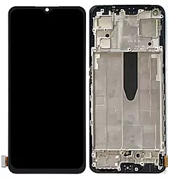 Дисплей Oppo Reno 7 5G Global с тачскрином и рамкой, оригинал, Black