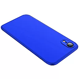 Чехол 1TOUCH GKK LikGus 360 градусов (opp) для Apple iPhone XR (6.1") Синий
