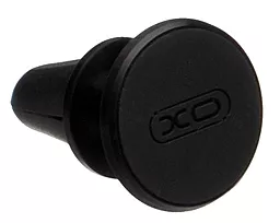 Держатель магнитный XO C30B Magnetic Leather Air Outlet Holder Black - фото Держатель магнитный XO C30B Magnetic Leather Air Outlet Holder Black