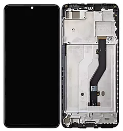 Дисплей ZTE Blade A72s, Optus X Max с тачскрином и рамкой, оригинал, Black - фото Дисплей ZTE Blade A72s, Optus X Max с тачскрином и рамкой, оригинал, Black