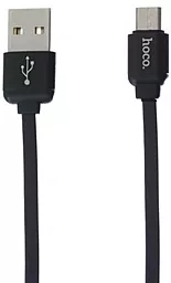 Кабель Hoco U23 Resilient Collectable USB-A - micro USB 12w 2.4a 1.2м cable Black - фото Кабель Hoco U23 Resilient Collectable USB-A - micro USB 12w 2.4a 1.2м cable Black