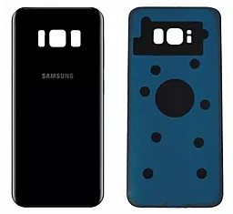Задняя крышка корпуса Samsung Galaxy S8 Plus G955 Original Midnight Black - фото Задняя крышка корпуса Samsung Galaxy S8 Plus G955 Original Midnight Black