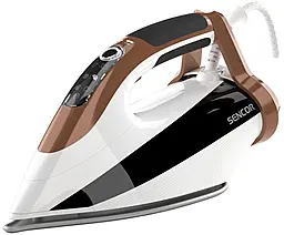 Праска Sencor, 2800Вт, 330мл, паровий удар -195гр, постійна пара - 55гр, pro та auto режими, керам. - фото Праска Sencor, 2800Вт, 330мл, паровий удар -195гр, постійна пара - 55гр, pro та auto режими, керам.