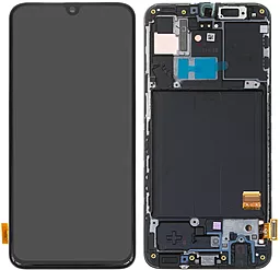 Дисплей Samsung Galaxy A40 A405 з тачскріном і рамкою, (OLED), Black