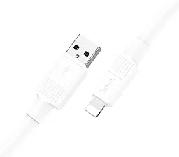 Кабель USB Hoco X84 Solid 2.4a Lightning Cable White - миниатюра 2