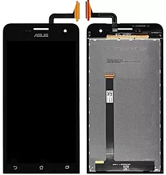 Дисплей Asus ZenFone 5 A500CG, A500KL, A501CG (T00J, T00J-D) с тачскрином, оригинал, Black