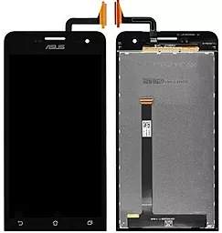 Дисплей Asus ZenFone 5 A500CG, A500KL, A501CG (T00J, T00J-D) с тачскрином, оригинал, Black - фото Дисплей Asus ZenFone 5 A500CG, A500KL, A501CG (T00J, T00J-D) с тачскрином, оригинал, Black