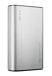 Повербанк Canyon CND-TPBQC10S 10000 mAh Silver - фото Повербанк Canyon CND-TPBQC10S 10000 mAh Silver